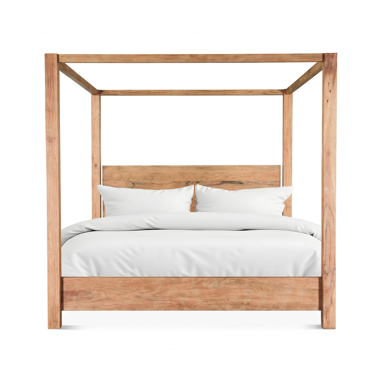 Sedona Canopy Queen Bed in Brushed Acacia