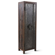 Steampunk Vault Door Industrial Tall Cabinet