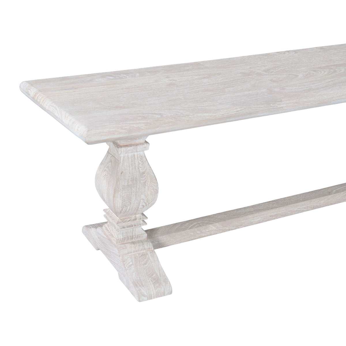San Rafael 72" Bench in Heirloom White - image 4