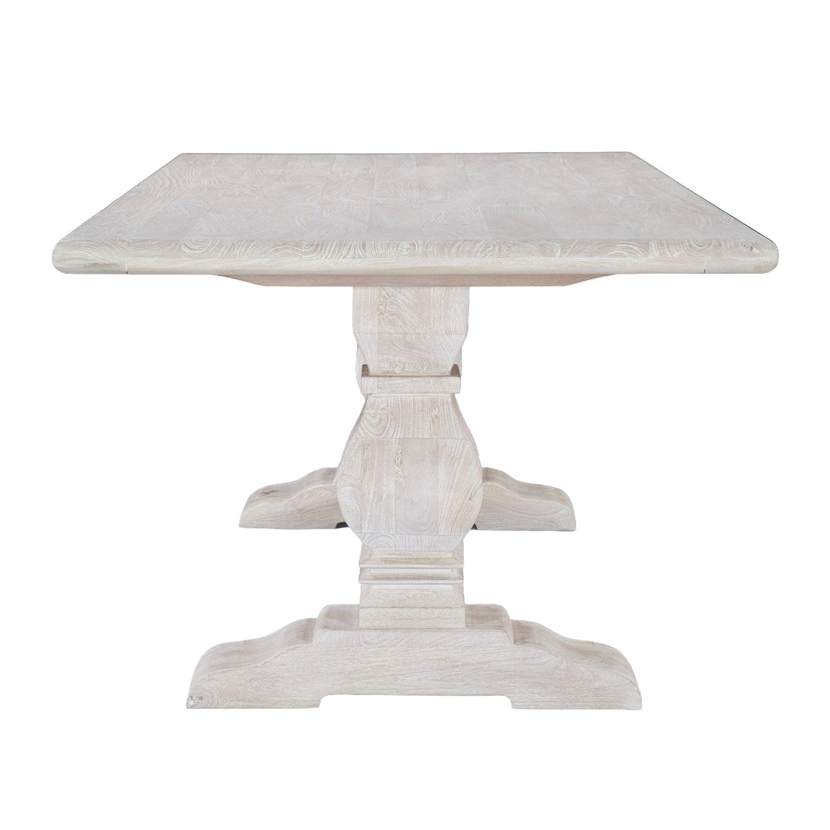 San Rafael 84" Dining Table in Heirloom White - image 3