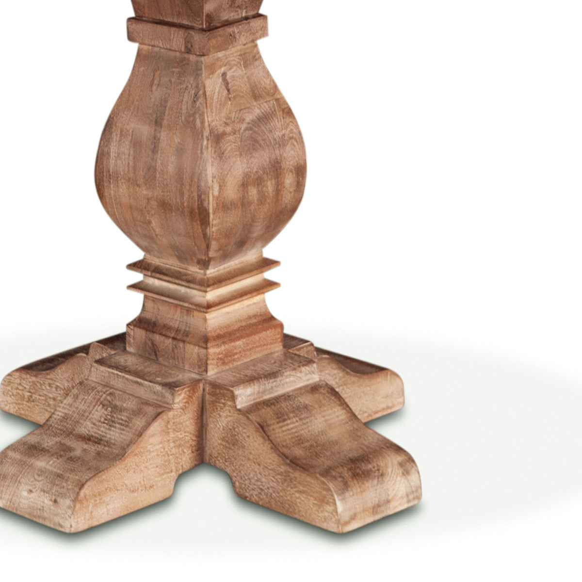 San Rafael 48" Round Gathering Table in Antique Oak - image 3