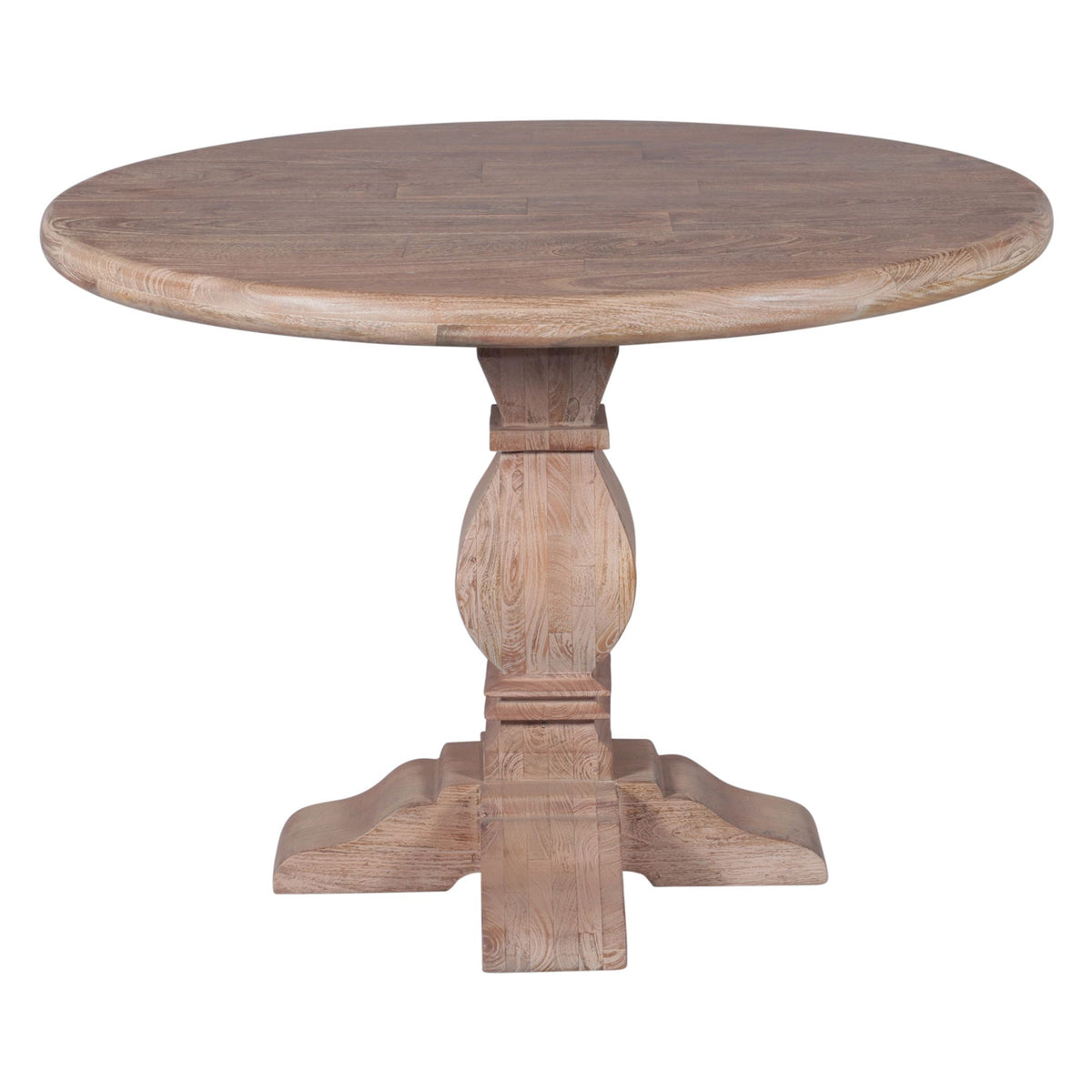 San Rafael 42" Round Dining Table in Antique Oak - image 2