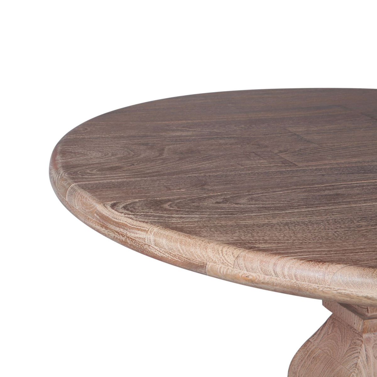 San Rafael 42" Round Dining Table in Antique Oak - image 3