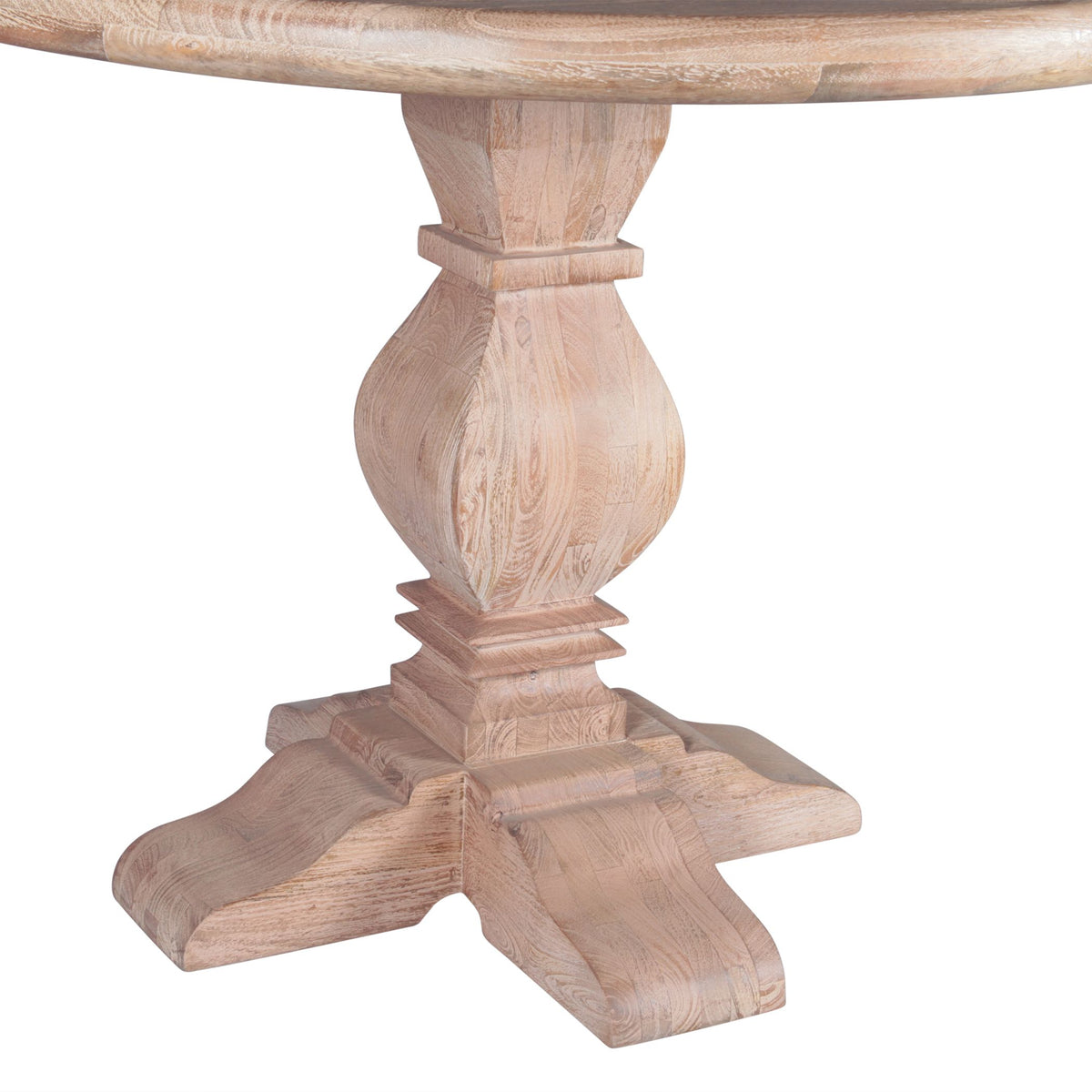 San Rafael 42" Round Dining Table in Antique Oak - image 4