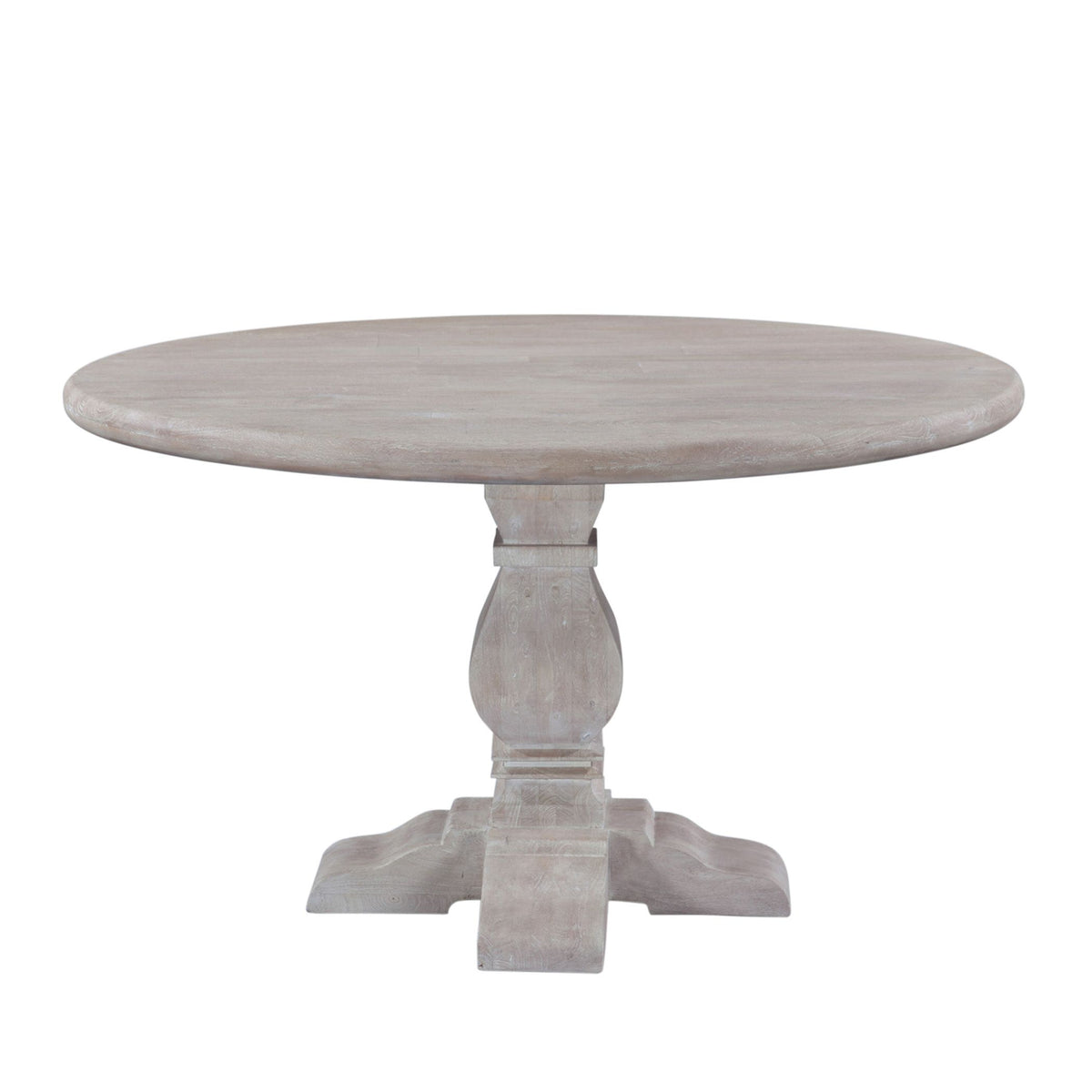 San Rafael 48" Round Dining Table in Heirloom White - image 2