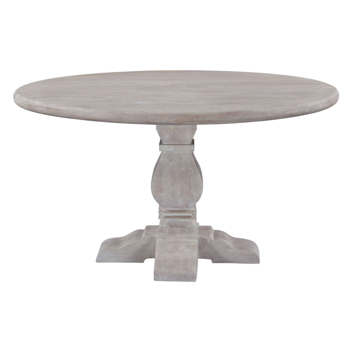 San Rafael 54" Round Dining Table in Heirloom White - image 2