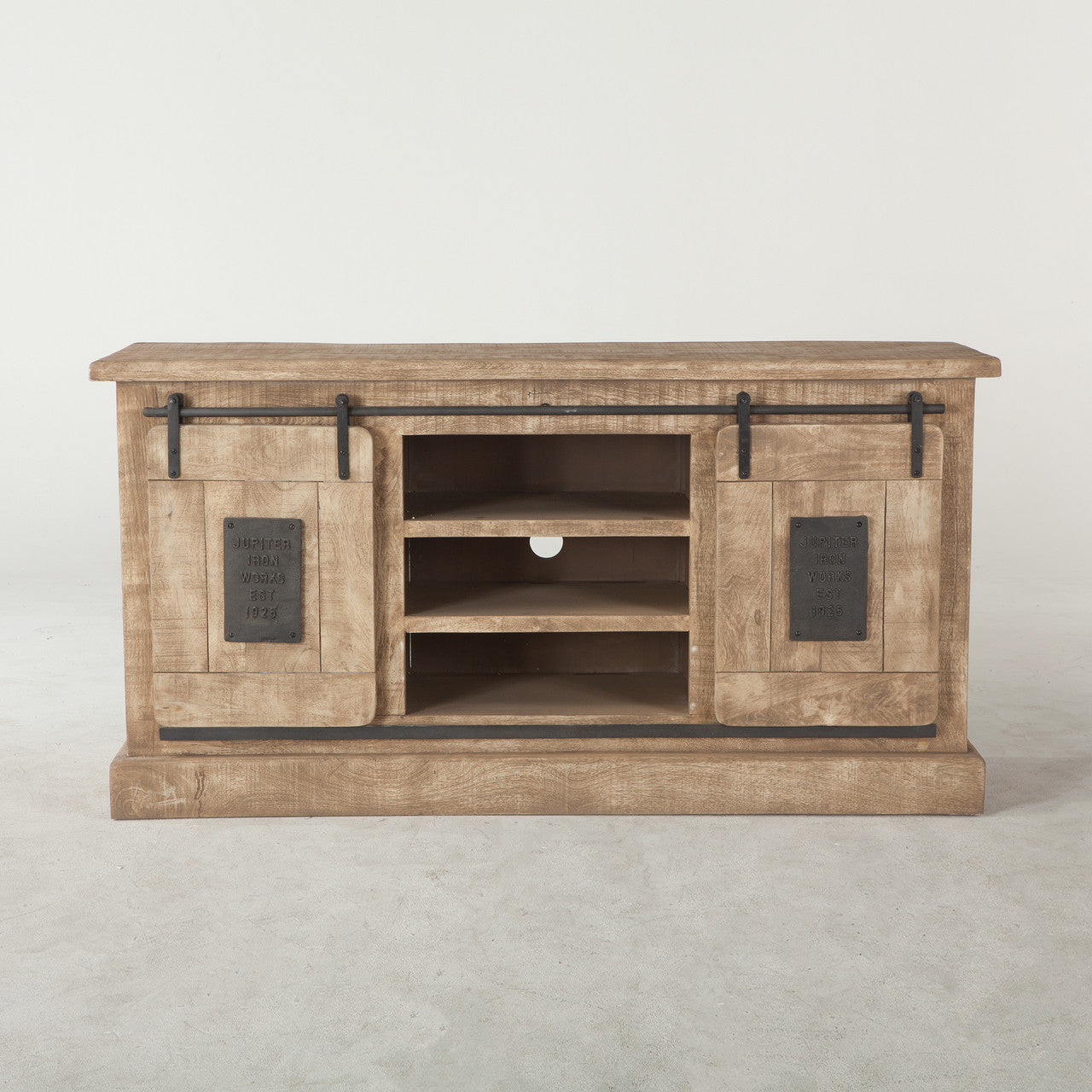 Bethlehem Steampunk Industrial Media Cabinet 64"