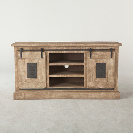 Bethlehem Steampunk Industrial Media Cabinet 64"