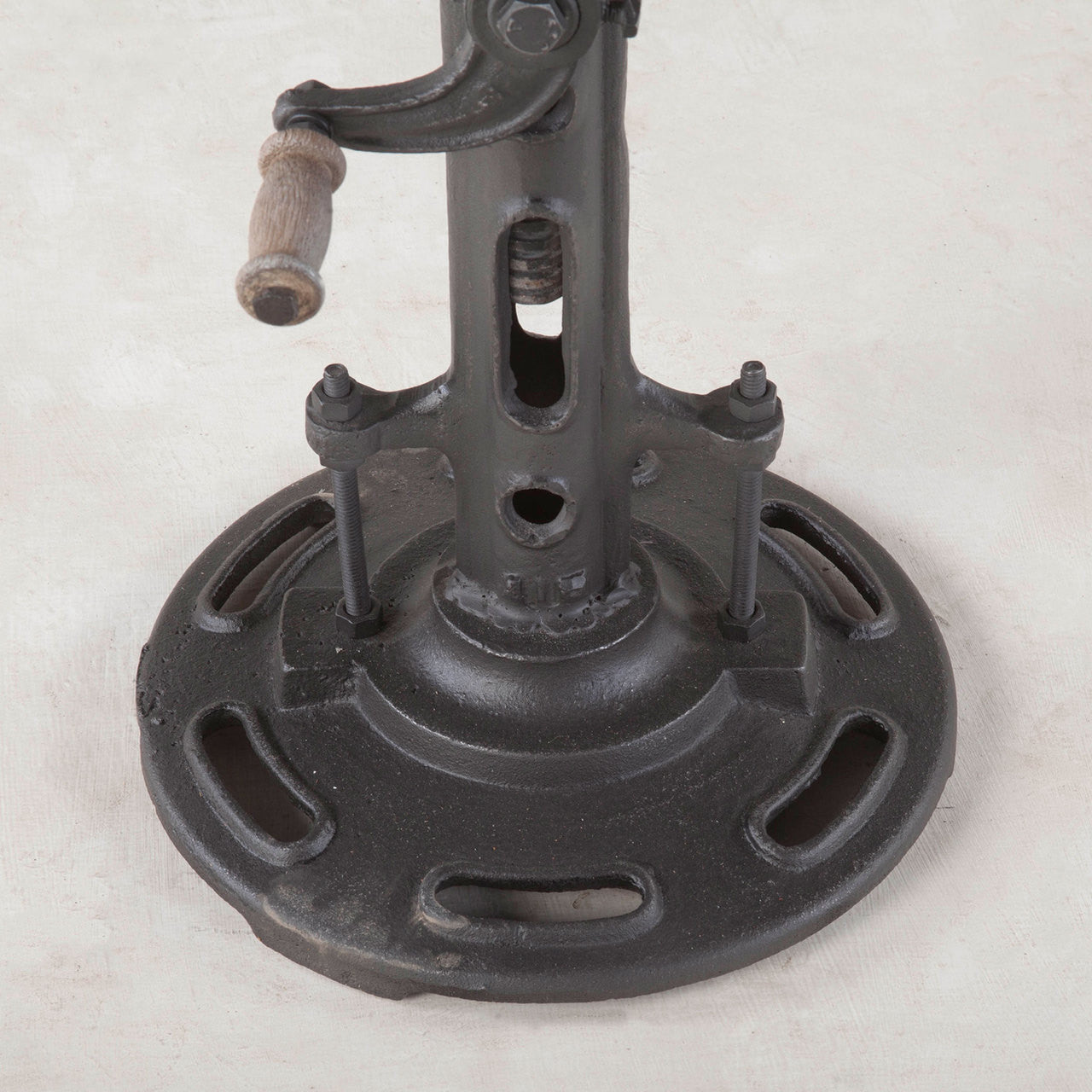 Steampunk Industrial Crank Adjustable Stool