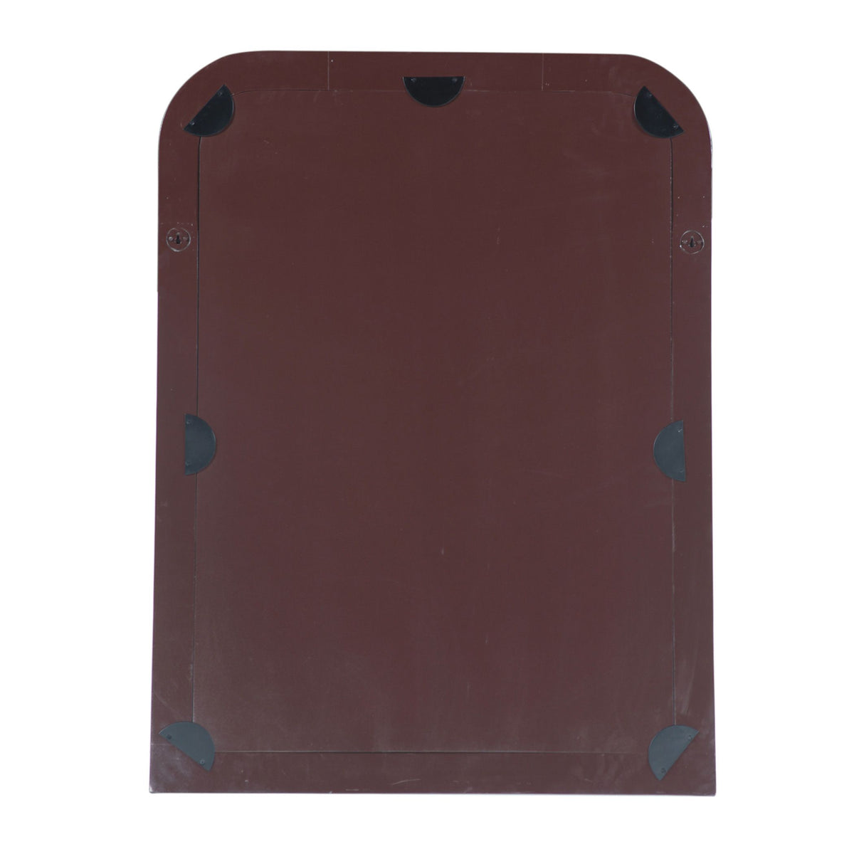 Taara 48" Mirror Frame in Brown and White Striped Pattern - image 2