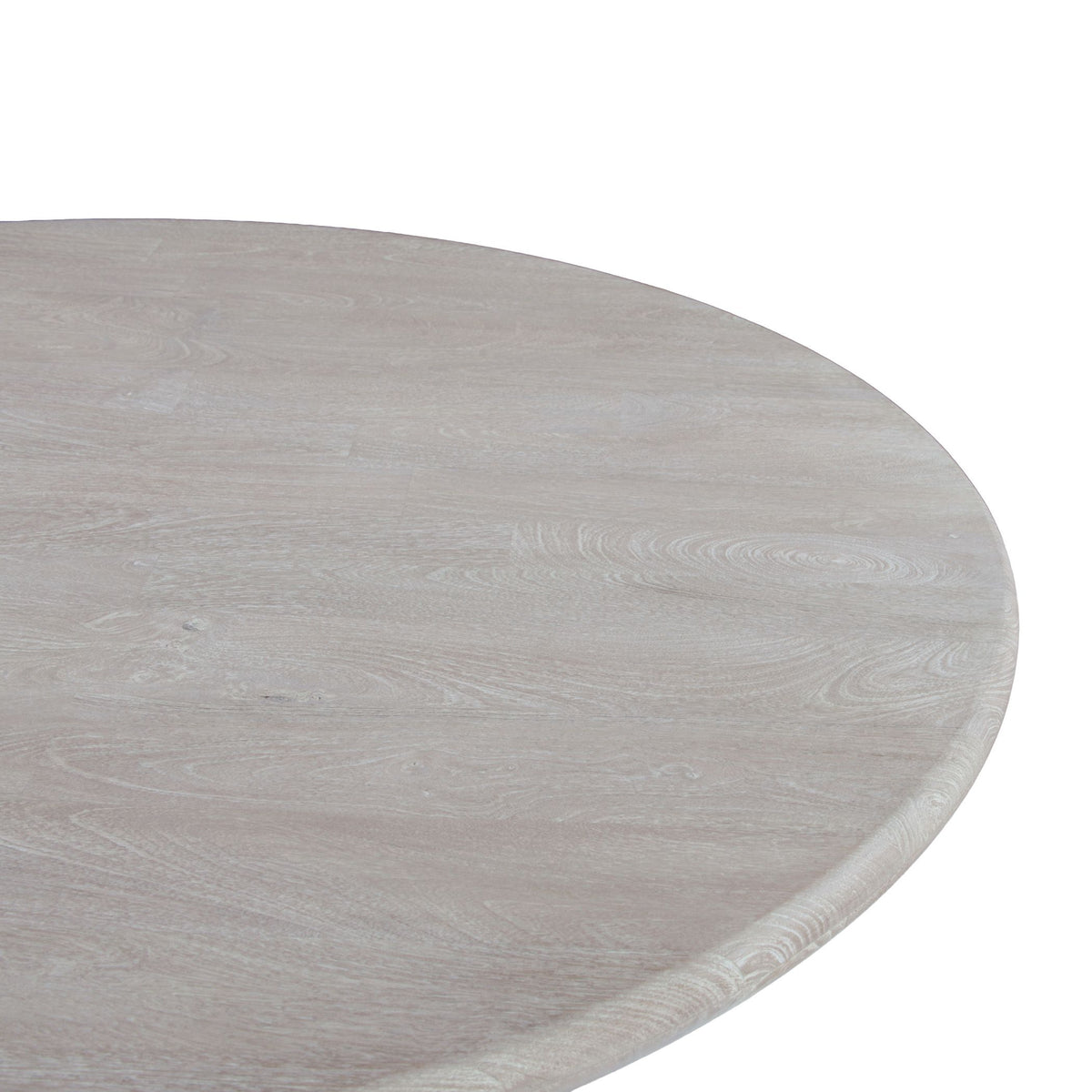 Taj 60" Round Dining Table in Heirloom White - image 2