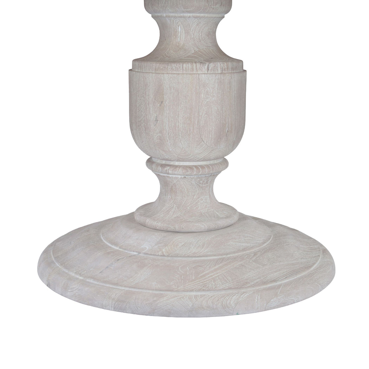 Taj 60" Round Dining Table in Heirloom White - image 3