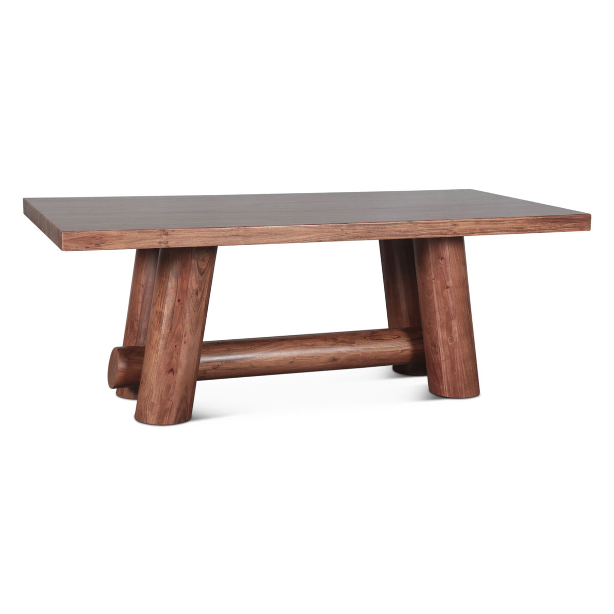 Timbers Barrel 80" Dining Table in Vinegar Acacia - image 2