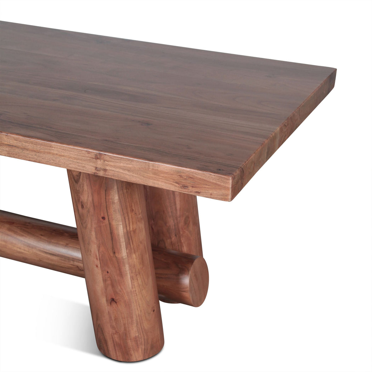 Timbers Barrel 80" Dining Table in Vinegar Acacia - image 4