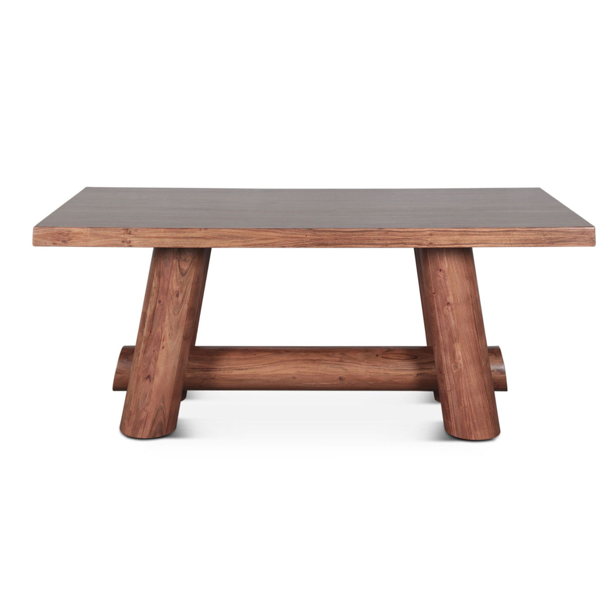 Timbers Barrel 80" Gathering Table in Light Vinegar Acacia - image 2