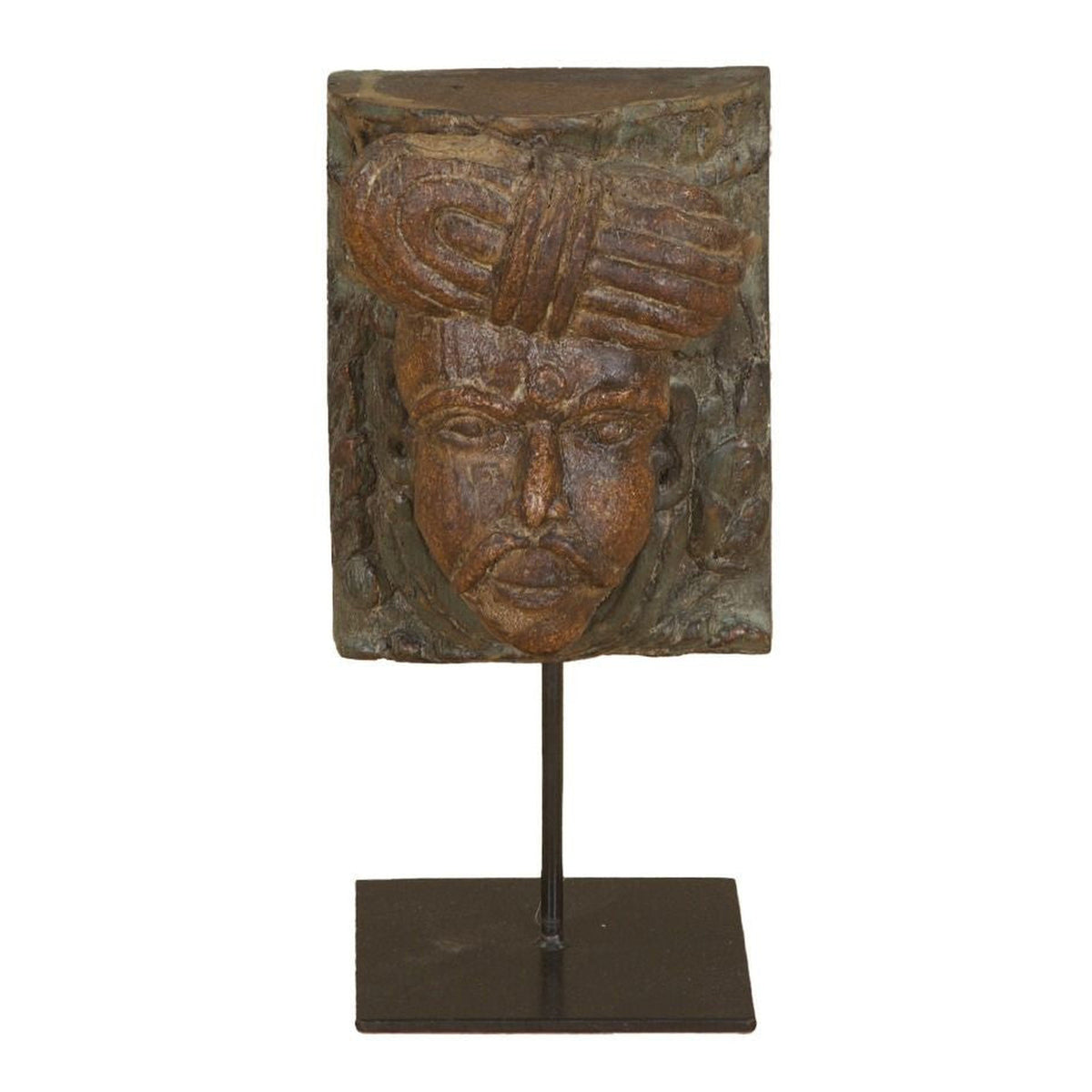 Tribesman Head on Iron Stand