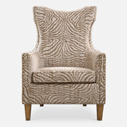 Uttermost Kiango Animal Pattern Armchair