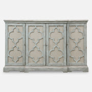 Uttermost Sophie 4 Door Grey Cabinet