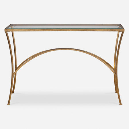 Alayna Gold Console Table