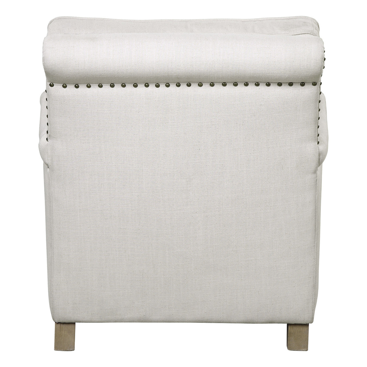 Uttermost Armstead Antique White Armchair