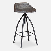 Uttermost Kairu Wooden Bar Stool