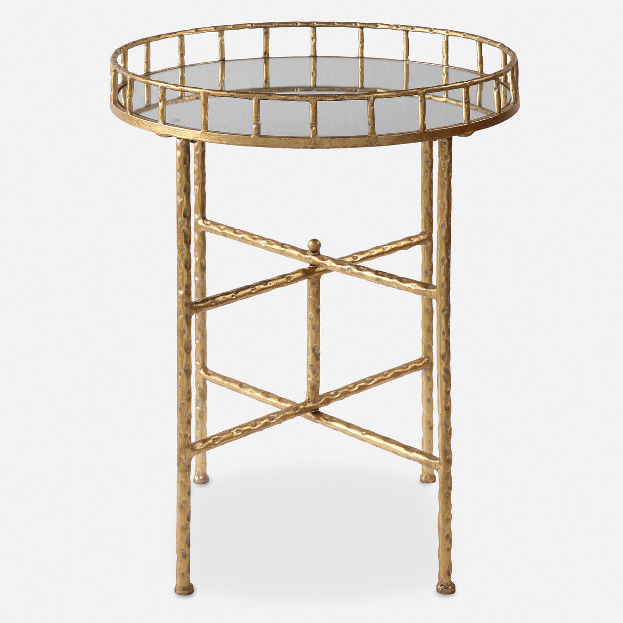 Uttermost Tilly Bright Gold Accent Table