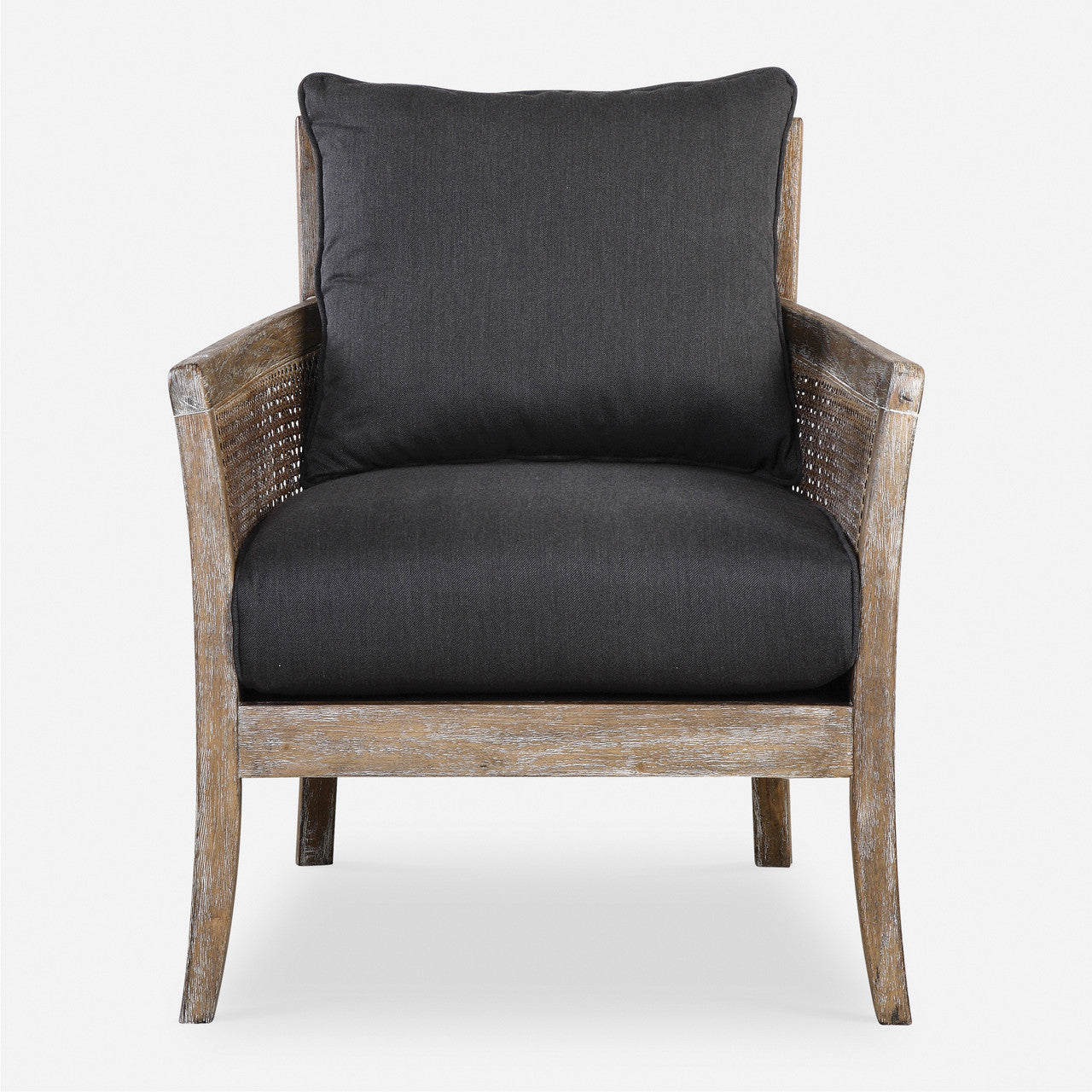 Uttermost Encore Dark Gray Armchair
