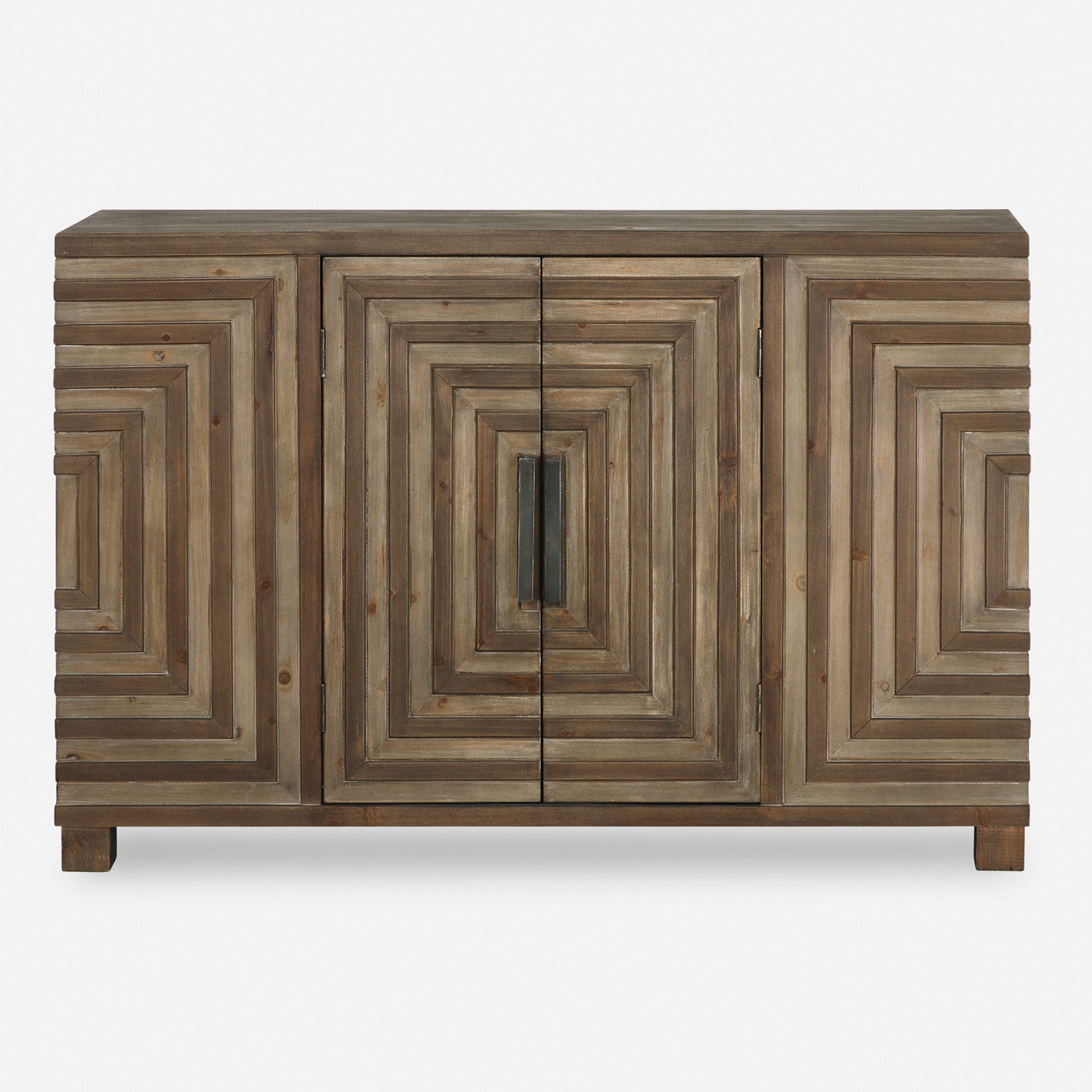 Uttermost Layton Geometric Console Cabinet