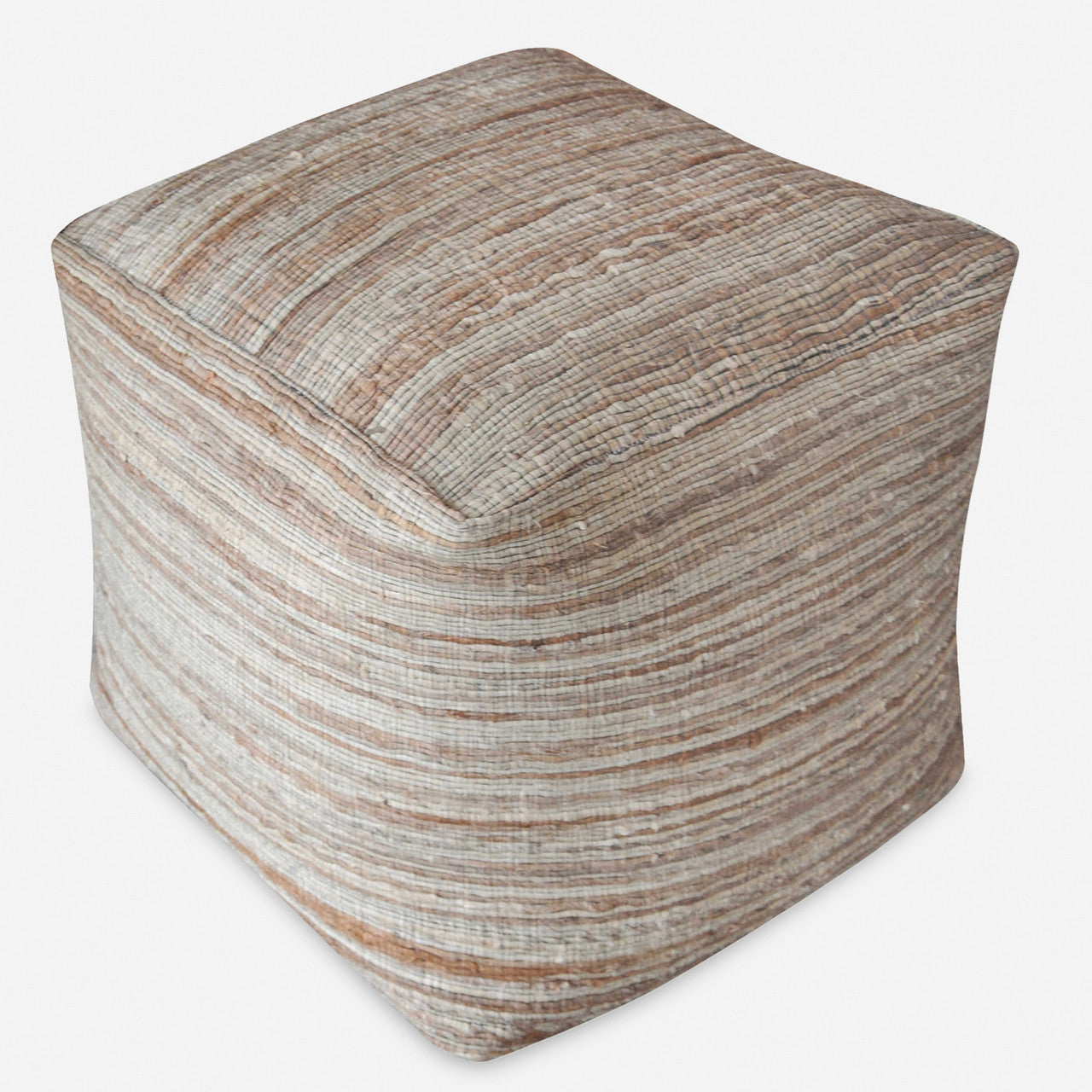 Uttermost Shiro Beige Pouf