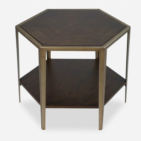 Alicia Geometric Accent Table