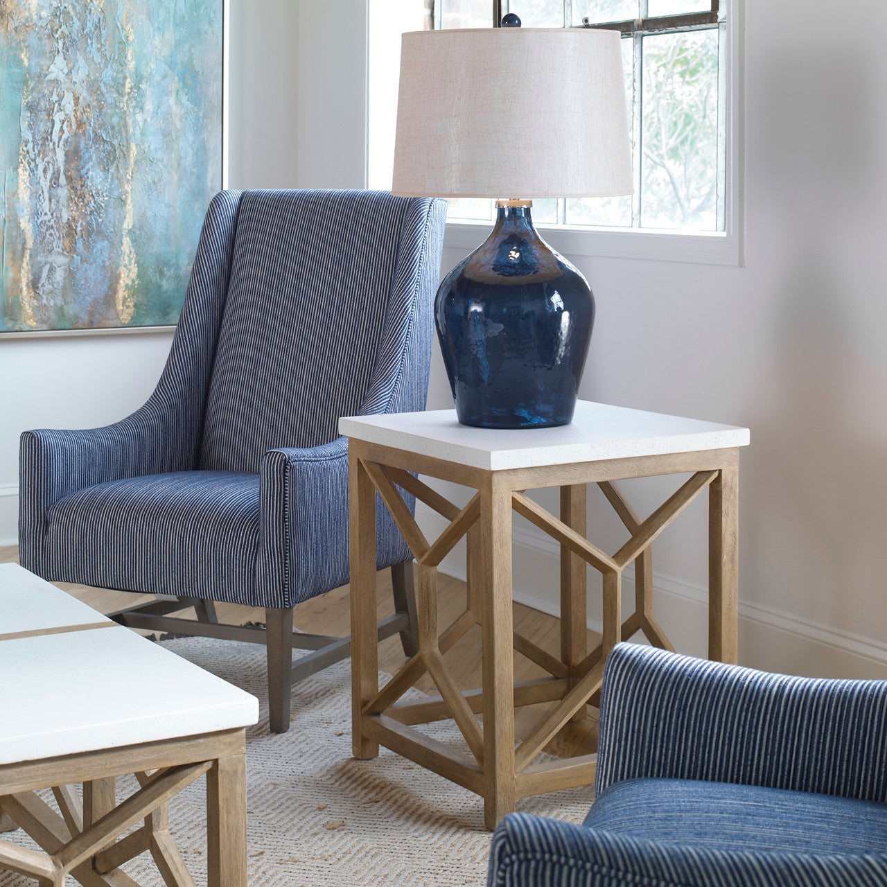 Uttermost Catali Stone End Table