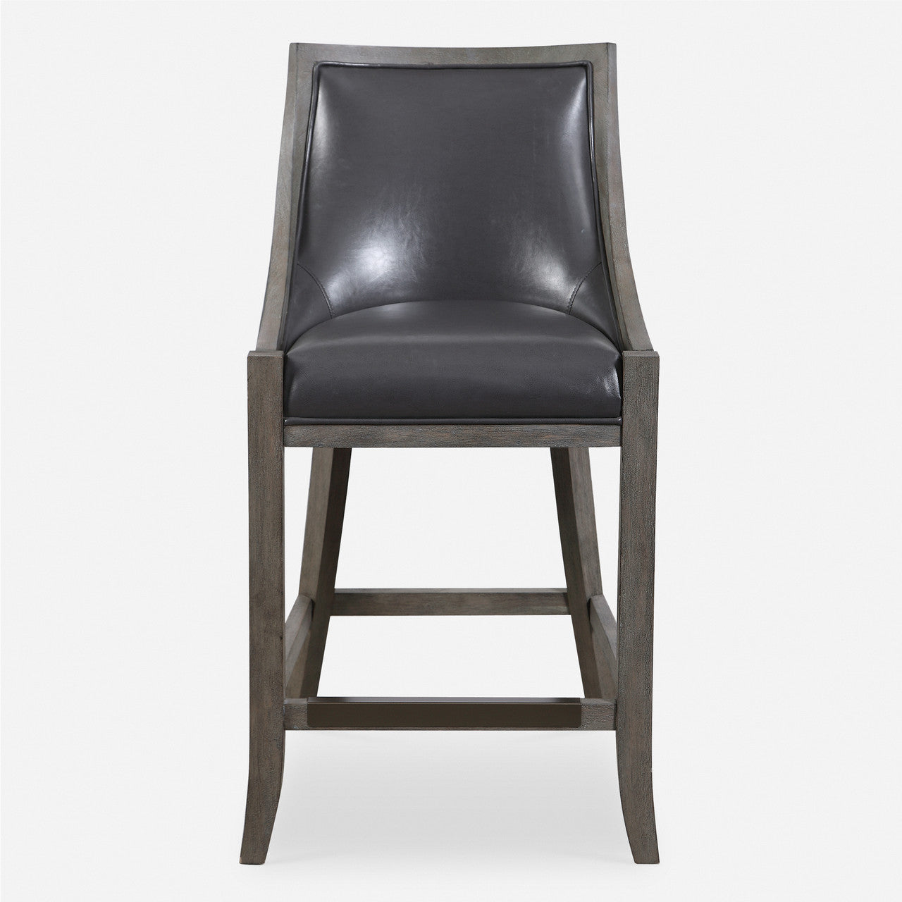 Uttermost Elowen Leather Counter Stool
