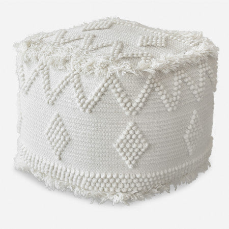 Uriah Ivory Pouf