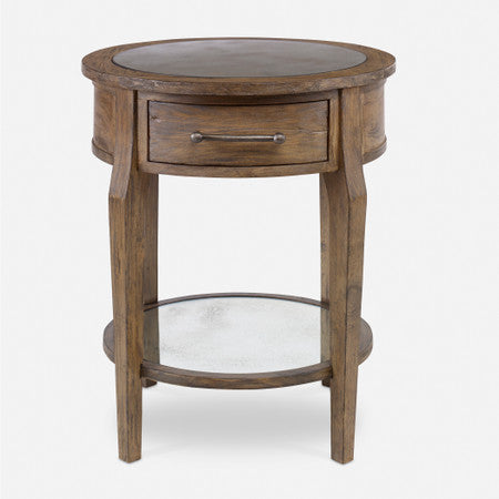 Raelynn Wood Lamp Table