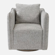 Uttermost Corben Gray Swivel Chair
