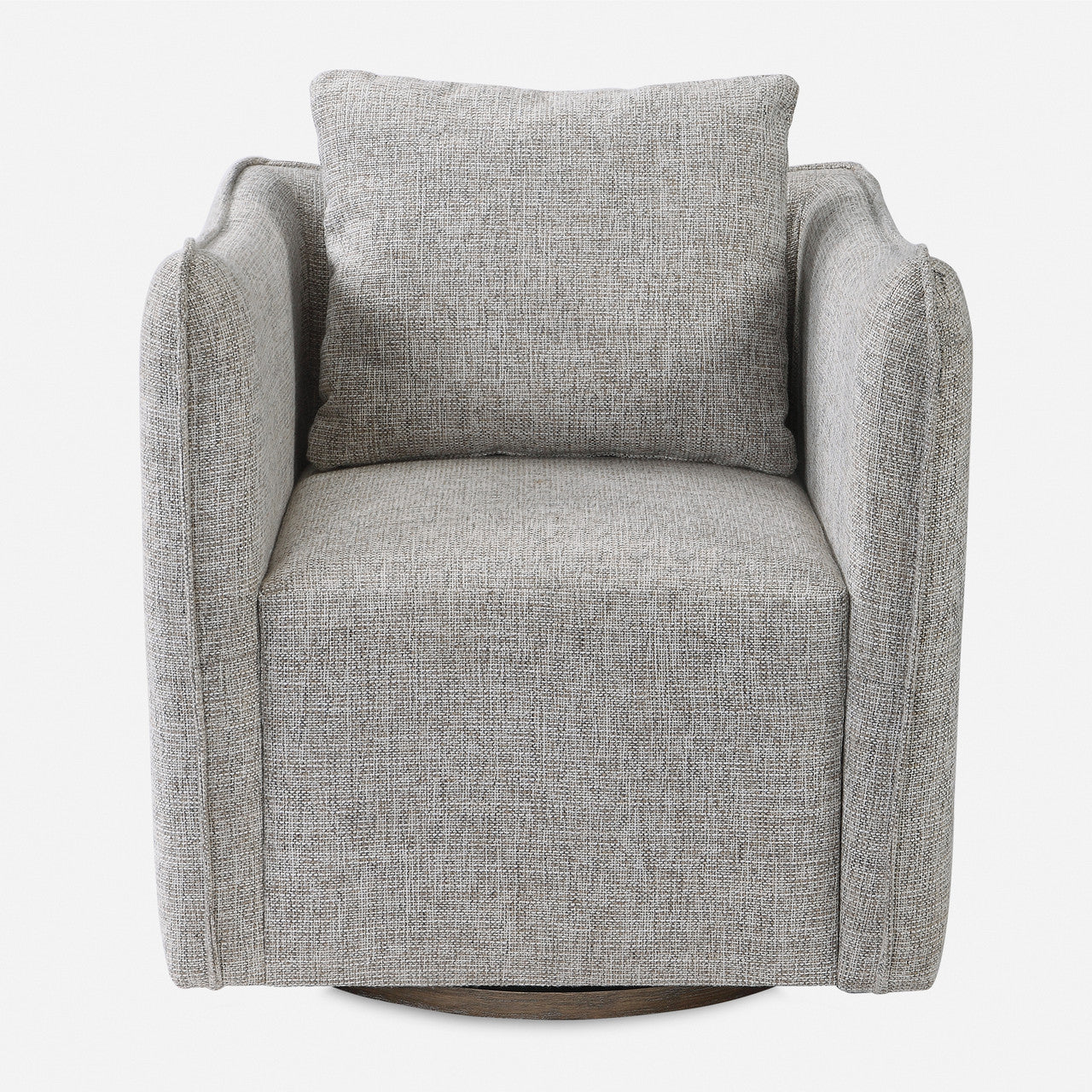 Uttermost Corben Gray Swivel Chair