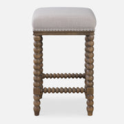 Uttermost Pryce Wooden Counter Stool