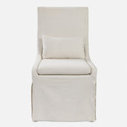 Uttermost Coley White Linen Armless Chair
