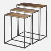 Uttermost Coreene Gold Nesting Tables Set/3
