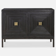 Uttermost Aiken Dark Walnut 2 Door Cabinet