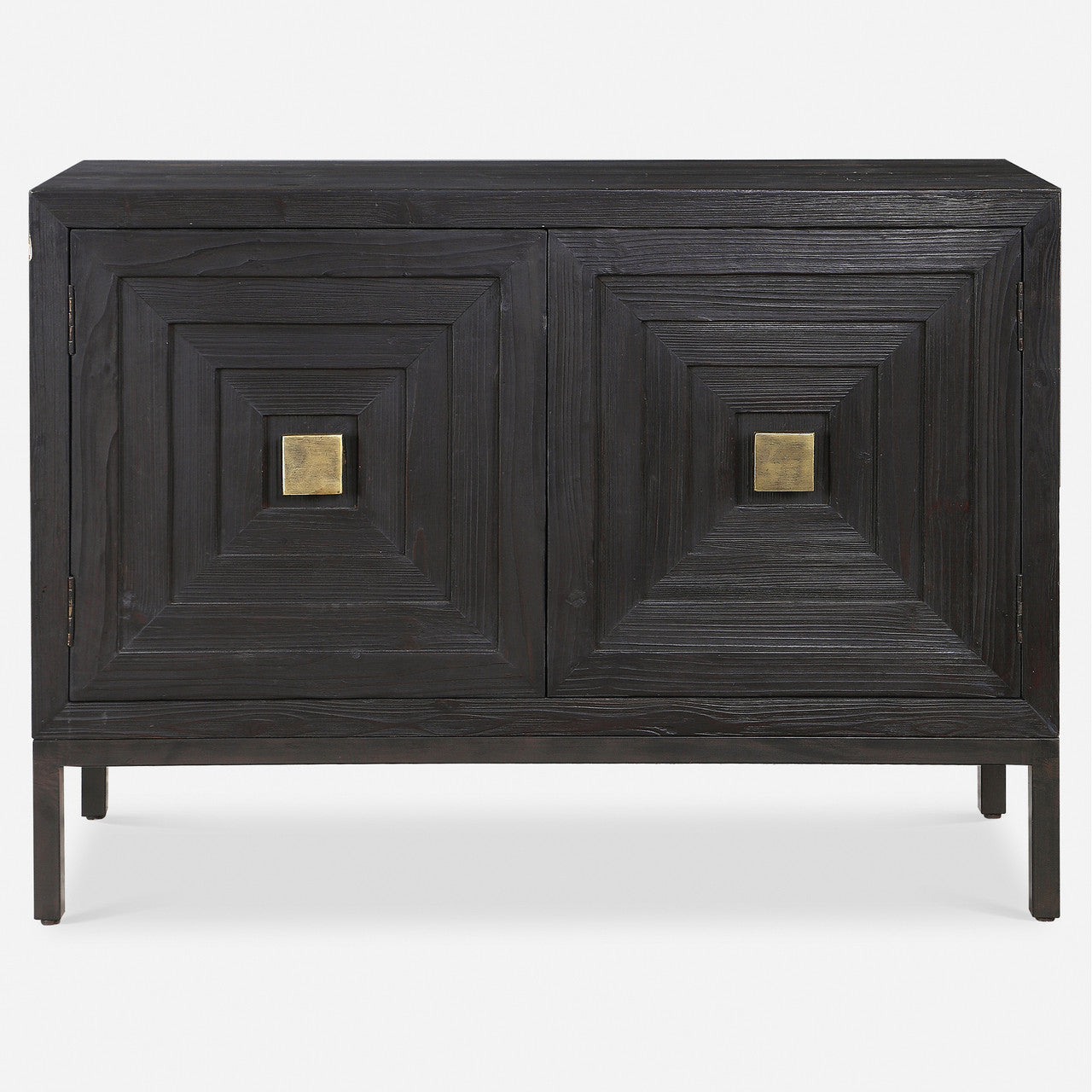 Uttermost Aiken Dark Walnut 2 Door Cabinet