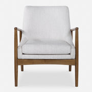 Uttermost Bev White Accent Chair