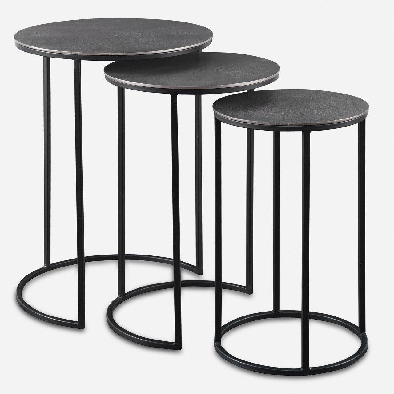 Uttermost Erik Metal Nesting Tables, S/3