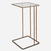 Uttermost Cadmus Gold Accent Table