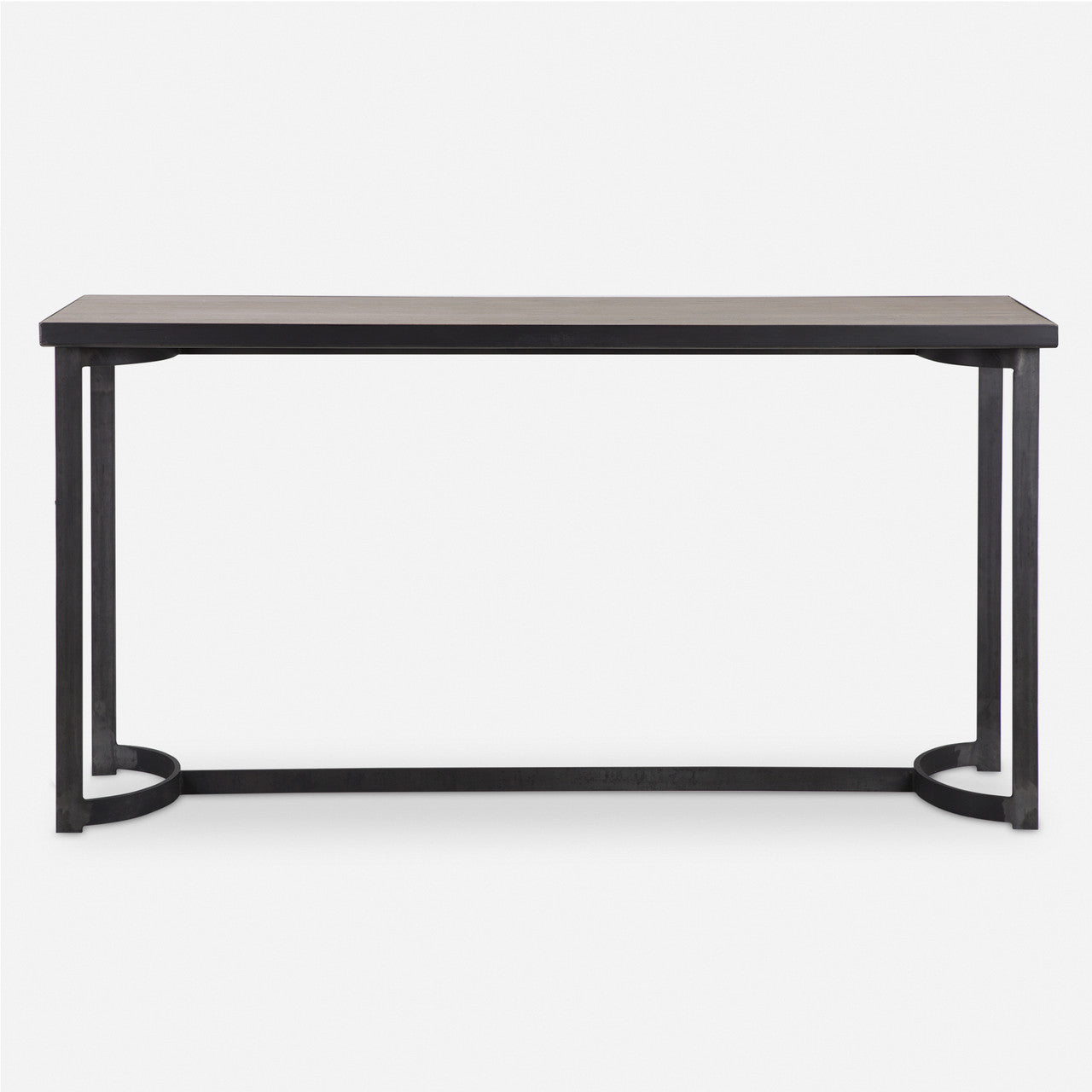Uttermost Basuto Steel Console Table