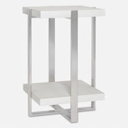 Uttermost Arnaut White Accent Table
