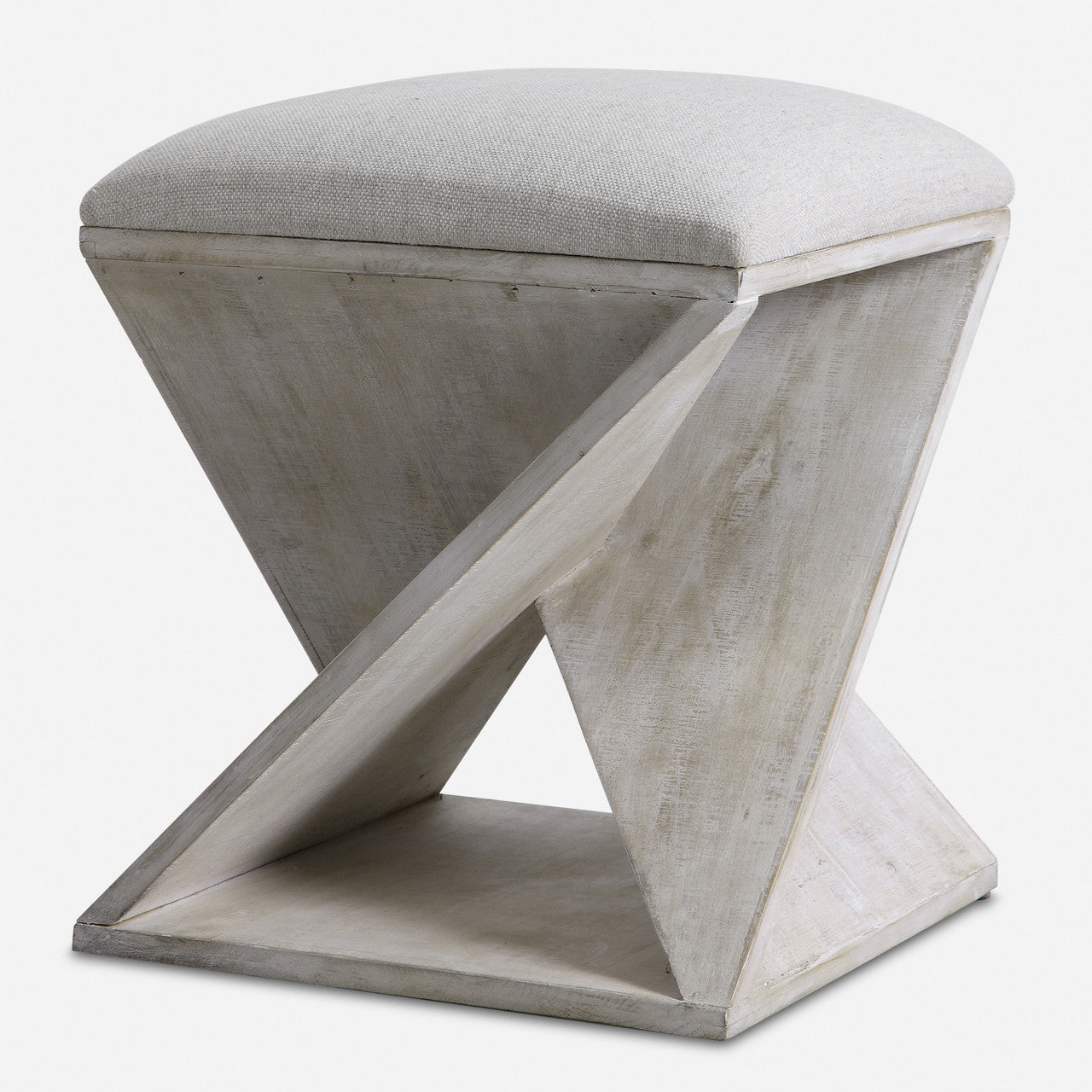Uttermost Benue Gray Ottoman