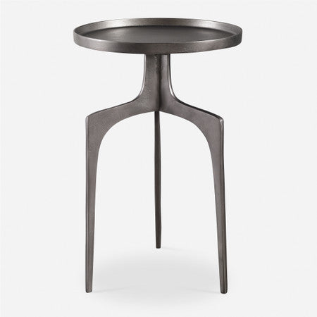 Kenna Nickel Accent Table