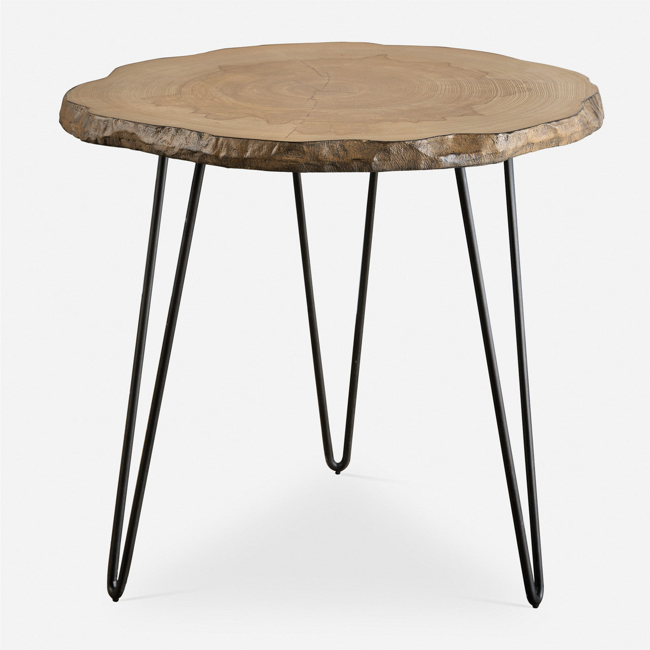 Uttermost Runay Wood Slab Side Table