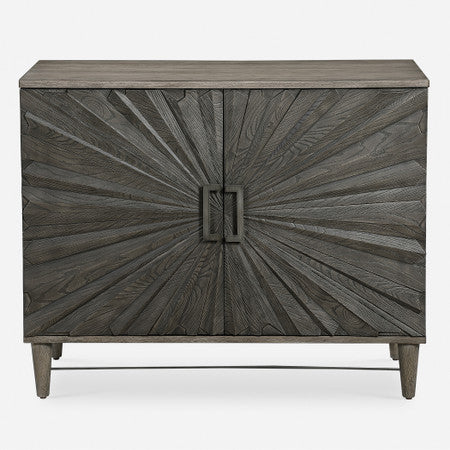 Shield Gray Oak 2 Door Cabinet